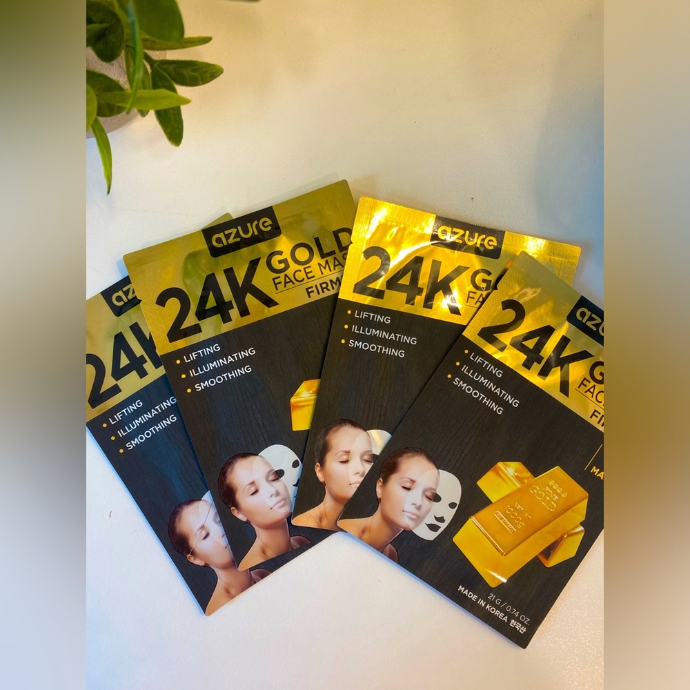 5 for $20!! 24K Gold Sheet Mask Bundle